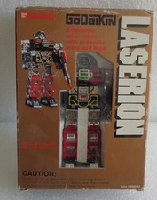 NEW IN BOX MIB 1984 BANDAI GODAIKIN LASERION 5" SUPER ROBOT DIECAST JAPAN 300023