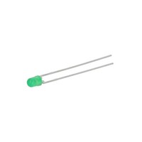 5X TLLG4400 Led 3 Mm GrüN 0,63-1,2Mcd 50° Front: GewöLbt Rastermaß: 2,54Mm Visha