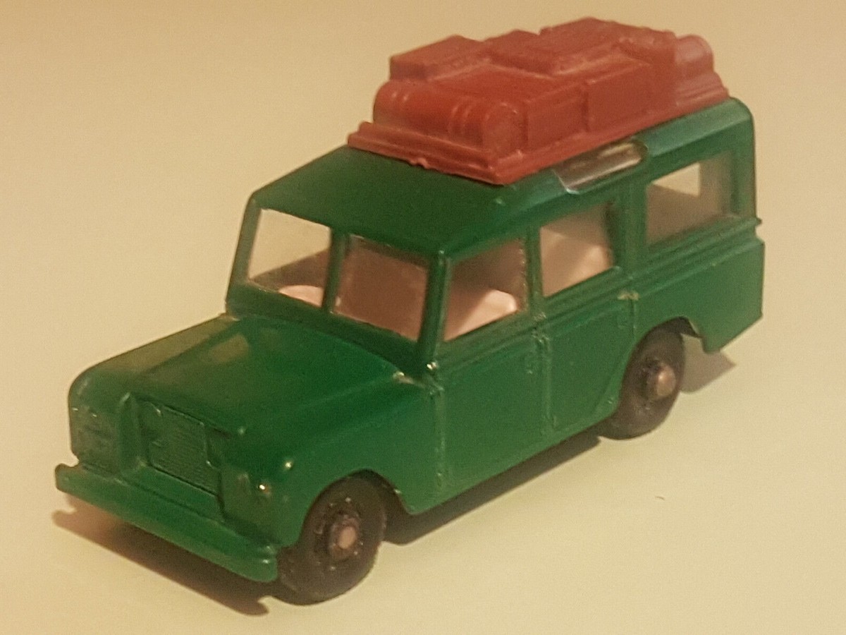 Matchbox Série 12 – Safari Land Rover 1965 – Miniature Boîte Bleue – Collectionneur