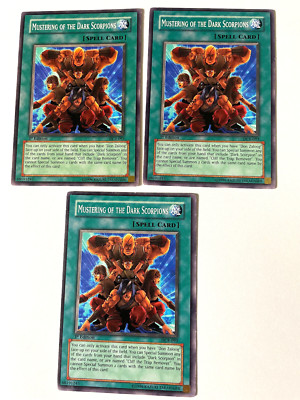Mustering of the Dark Scorpions - DCR-093 - Common - NM/LP  YuGiOh! X3