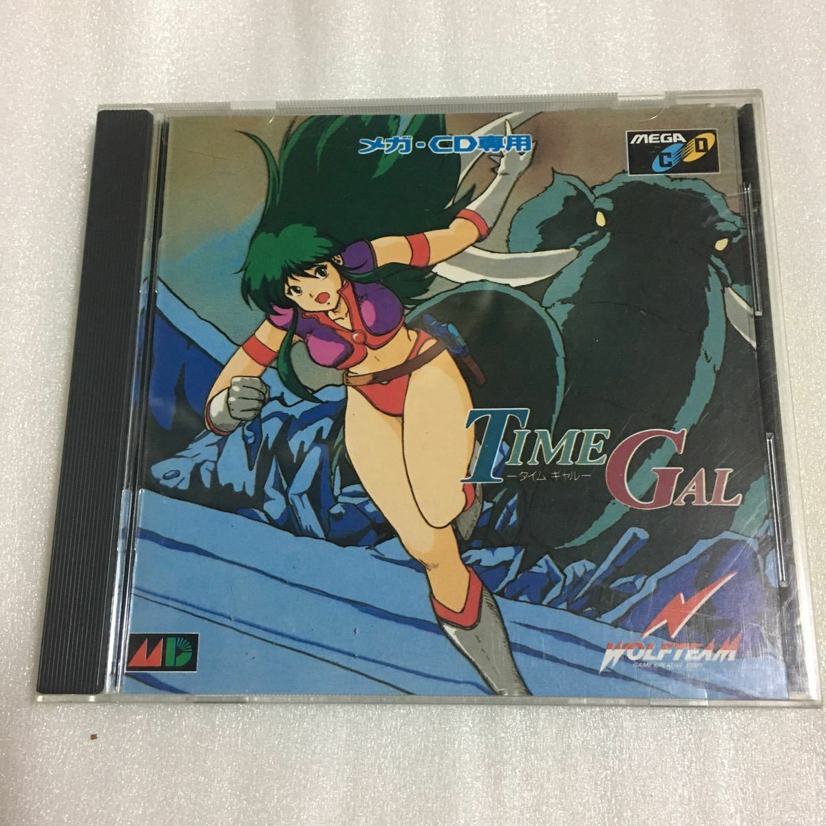 Time Gal MegaCD WolfTeam Used Japan Import Adventure Game Time Gal MegaCD WolfTeam Used Japan Import Adventure Game