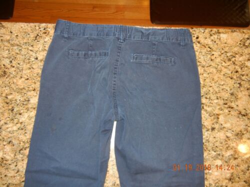 The Children’s Place Girls Navy Blue Uniform Chino Pants size 10 Plus - Picture 3 of 4