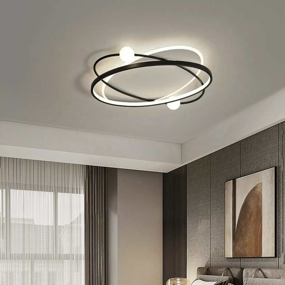 Circular clearance ceiling lamp