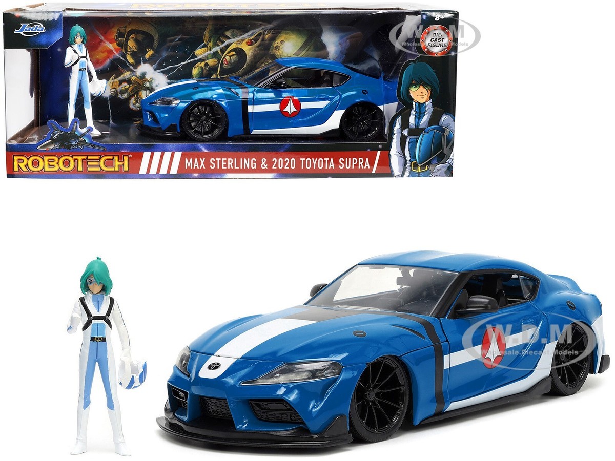BLUE ICE IRA ROBERTS ポスター 2020 TOYOTA SUPRA BLUE & MAX STERLING FIGURE ROBOTECH 1/24