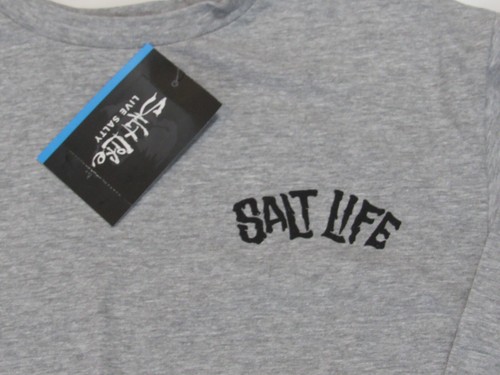 Salt Life Boys Youth 100% Cotton Long Sleeve Tshirts Nwt - Picture 3 of 16