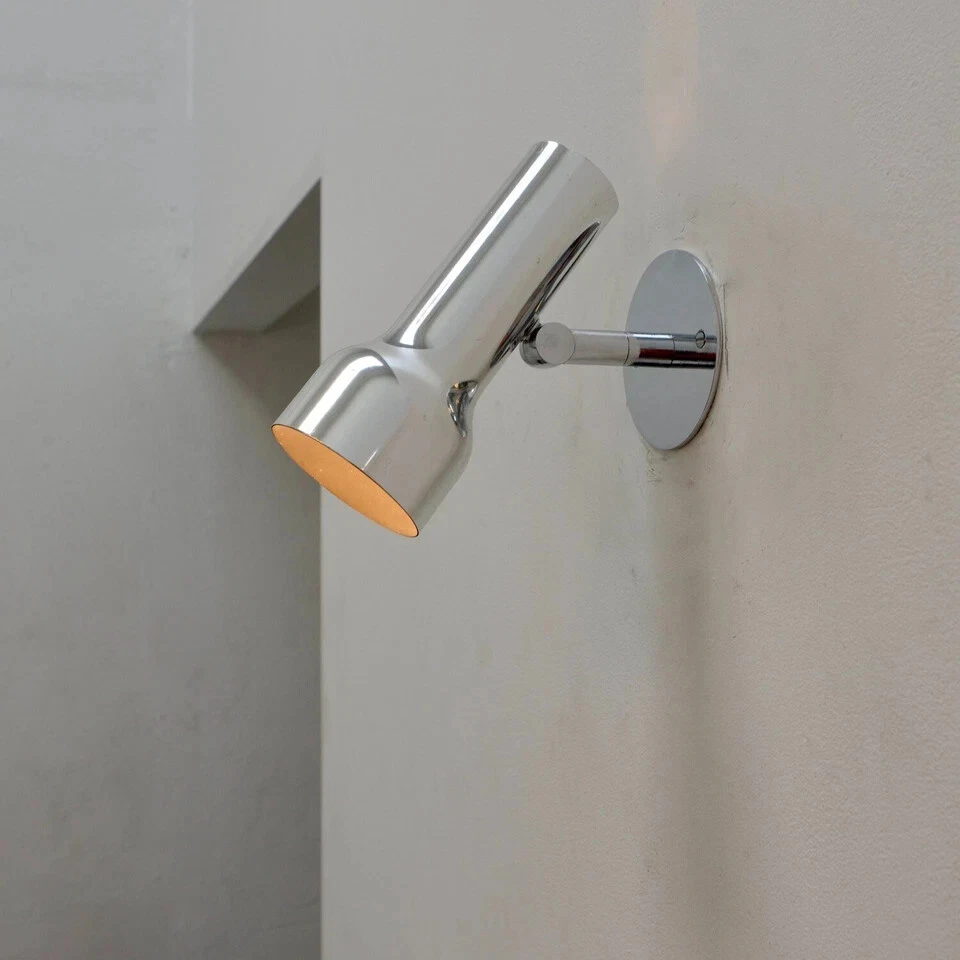 Par de apliques de pared de latón vintage de mediados de siglo lámpara italiana Foto 3 de 4