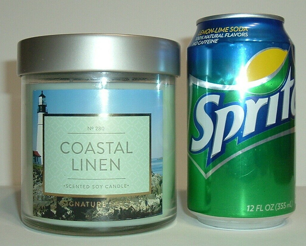 Signature Soy Coastal Linen Scented Jar Candle 15.2oz No.280