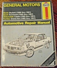 GM Olds Manual Haynes 1420 Skylark 86-91 Some...