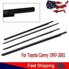 4pcs Weatherstrip Window Seal Fits For Toyota Camry 1997-2000 2001 7573033040 4pcs Weatherstrip Window Seal Fits For Toyota Camry 1997-2000 2001 7573033040