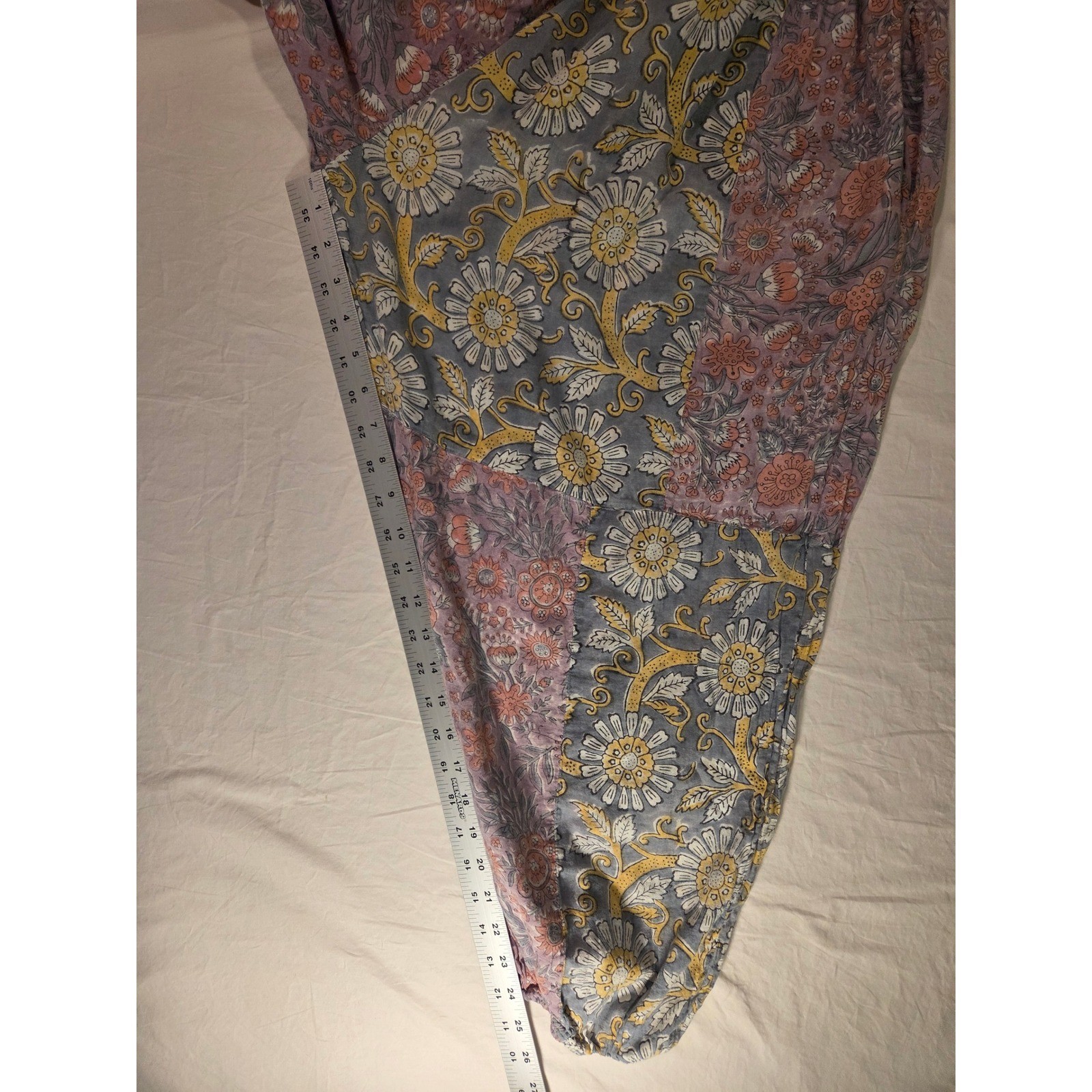 Earthbound Women's Patchwork Harem Pull On Pants … - image 8