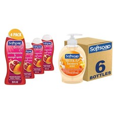 Softsoap Body Wash and Hand Soap Bundle 4 Items 