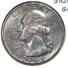 1958-P Washington 90% Silver Quarter - Mint Set Toned, GEM BU Uncirculated