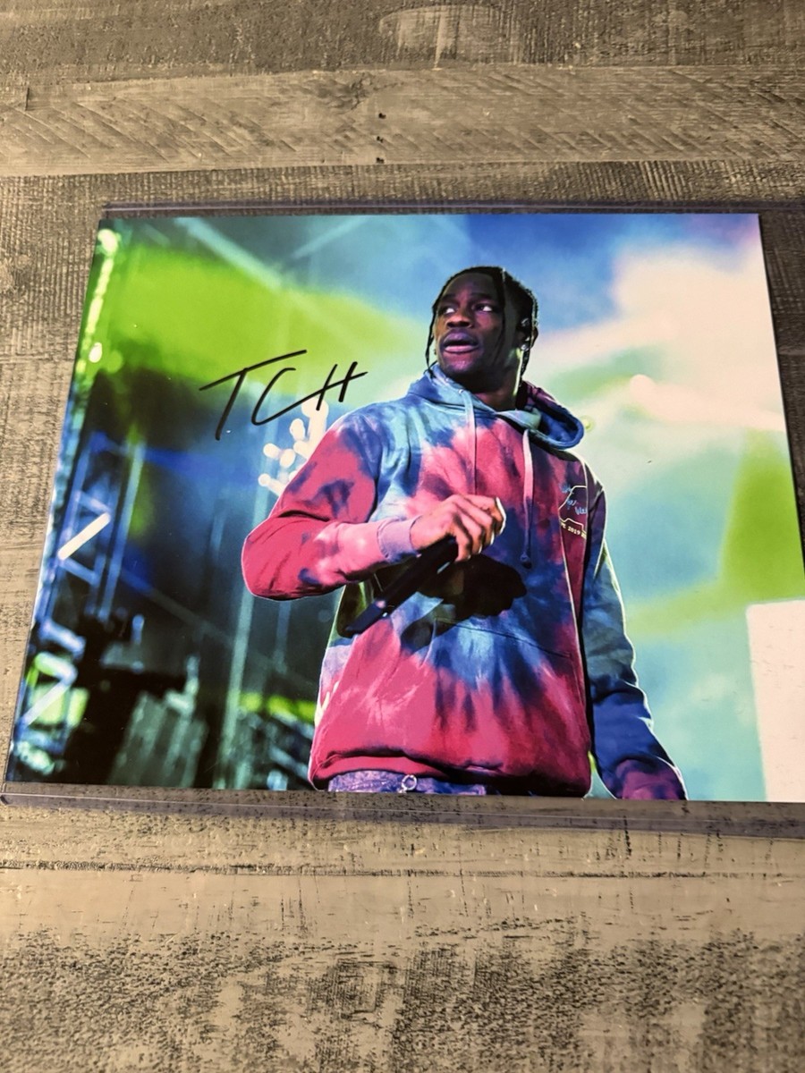 TRAVIS SCOTT SIGNED SKETCH 8X10 PHOTO - ASTROWORLD RAPPER, RODEO