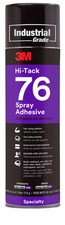 3M Hi-Tack Spray Adhesive 76 Clear 24 fl oz Can Net Wt 18.1 oz  12EA 