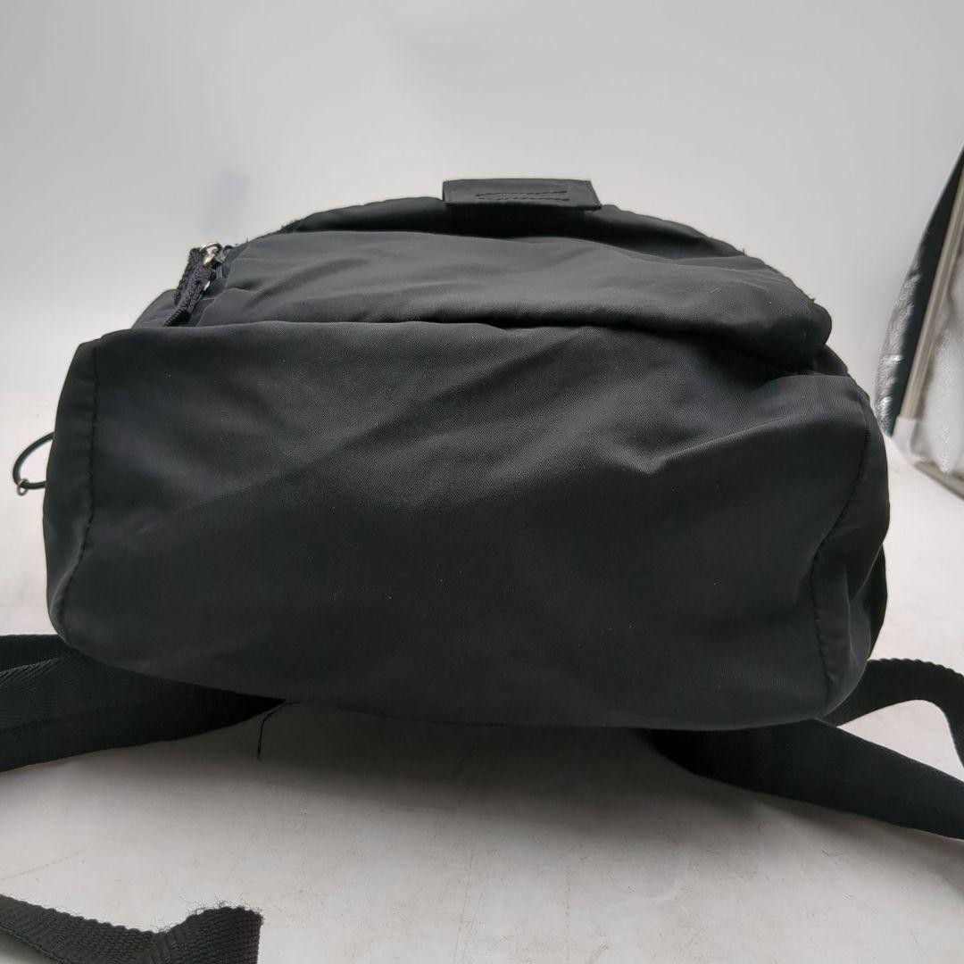 PRADA mini backpack backpack triangle logo nylon … - image 9