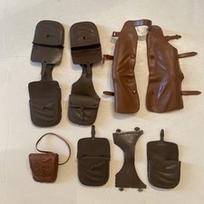 Johnny West Accessory Lot - 3 Saddle Bags, Shoulder Bag  Chaps