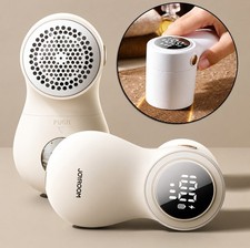 Electric Lint Remover Fabric Shaver USB Rechargeable LED Display Clothe Defuzzer