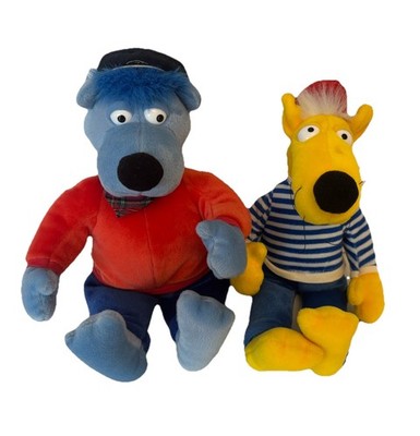 Käptn Blaubär & Hein Blöd Ravensburger 1997  Schmidt 90er Vintage Plüschtier