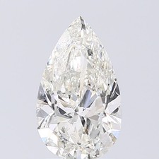 1.50 Carat Cert. GIA Pear Cut Natural Mined Diamond Loose J color SI2 clarity 3493.33 per carat
