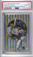 2019 Bowman's Best 1999 Franchise Favorites Keston Hiura PSA 10 GEM MT 8d2