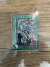 2025 Topps Chrome - Shane McClanahan #298 Green Wave Refractor /99