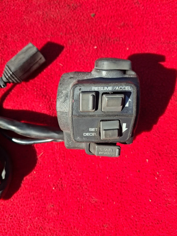 88-00 Honda Goldwing GL 1500 control derecho arranque matar crucero interruptor OEM Foto 2 de 4