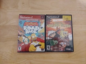 Sony PlayStation 2 Slim PS2 w/OEM Controller & 5 Games ⭐Ready to Play⭐