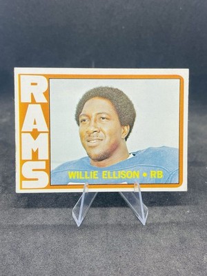 1972 Topps Willie Ellison Los Angeles Rams #62 Football Card | eBay