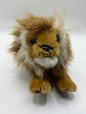 Schmidt-Cannon Lion Plush Stuffed Animal Brown Tan 13" Vintage Beanie