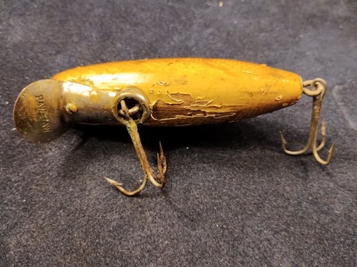 Three (3) Paw Paw Vtg Fishing Lures, Lippy Joe, River Runt & Paw Paw Oreno Type - Picture 4 of 15