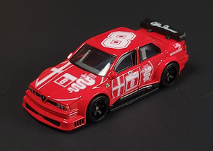 YCT Plastique 1/20 - Alfa 155 V6 TI Rouge (sans Boîte, Bon état)