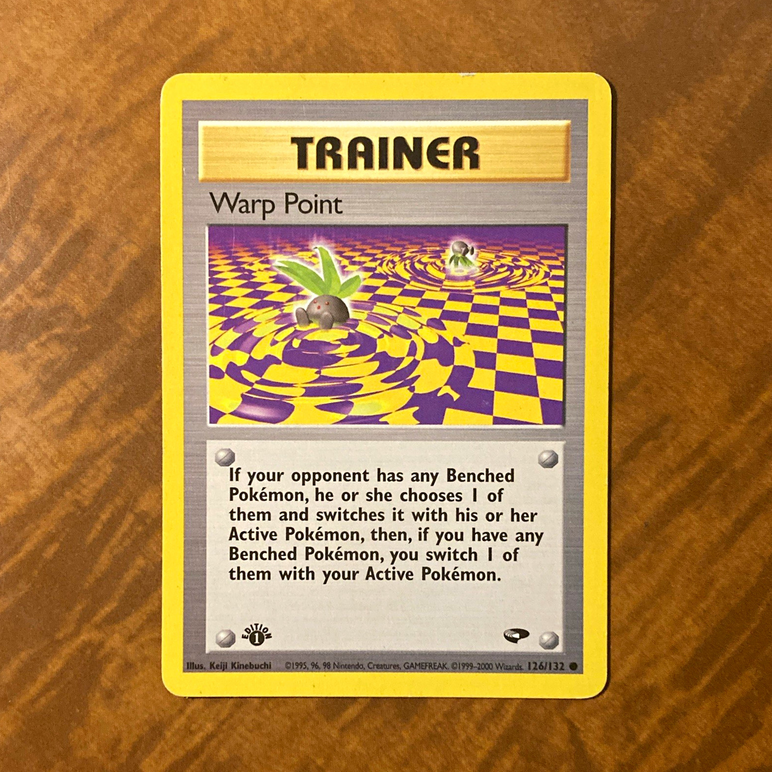 Warp Point 126/132 Gym Challenge Common Regular 1st Edition 2000 Pokemon TCG