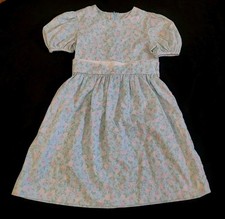 Vintage Polly Flinders Dress Cottagecore Country Pink Blue Rose Floral Girly 12
