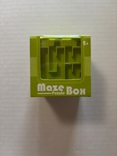 Maze Puzzle Box Bank Lime Green