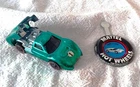 1967 Redline GREEN  Ford J Car Hot Wheels & Button Great Condition