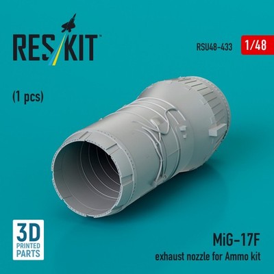 MiG-17F exhaust nozzle for Ammo kit (3D Printed) / 1:48