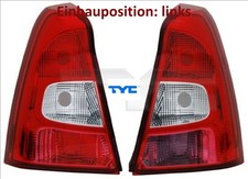 TYC 11-11550-01-2 Heckleuchte links Rücklicht Hecklicht Rückleuchte für Dacia 