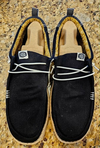 NEW IN BOX - Hey Dude Wally Hickory Denim - Men’s Size 15 - Picture 5 of 5