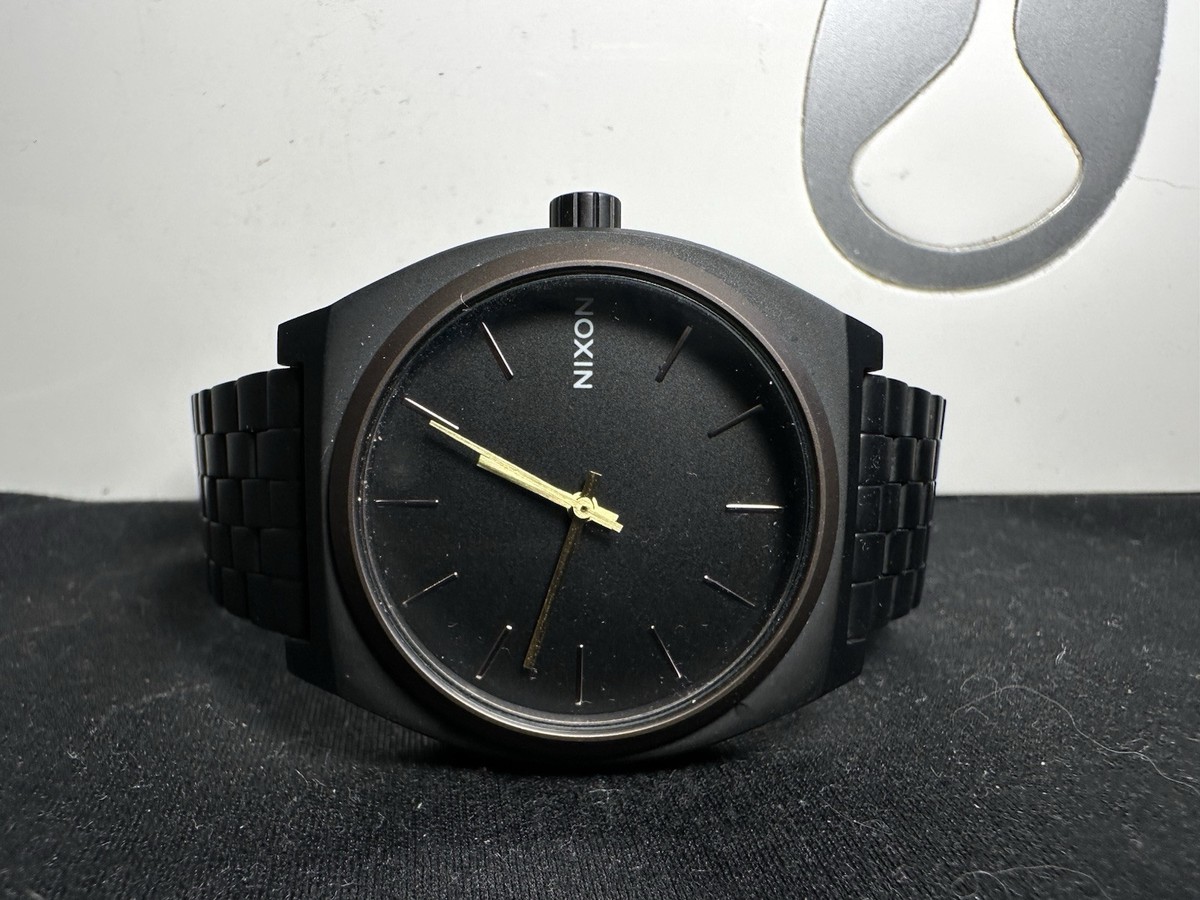 Nixon The Time Teller Black/Gunmetal