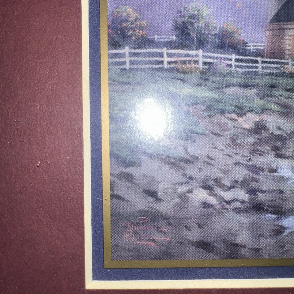 Thomas Kinkade Cabo Hatteras Luz Firmado en la Impresión Personalizado Enmarcado Impresión Foto 2 de 4