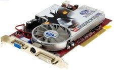 GRAPHICS CARD SAPPHIRE ATI RADEON X1600PRO 87-2C85-01-SA AGP 256MB DDR2