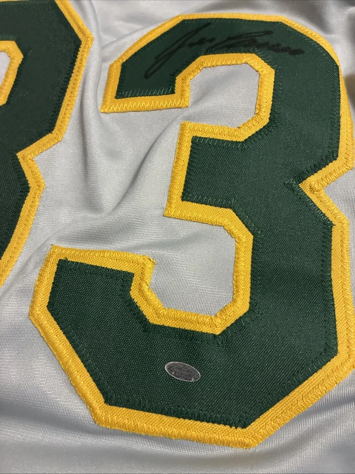 JOSE CANSECO Signed Custom Jersey Oakland Athletics - Image 2 of 4