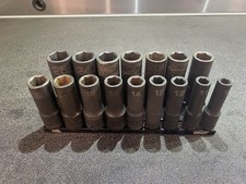 MAC TOOLS SVDPM166BRPT 16-PC. 1/2" Drive Metric Deep Impact Socket Set - 6-PT.