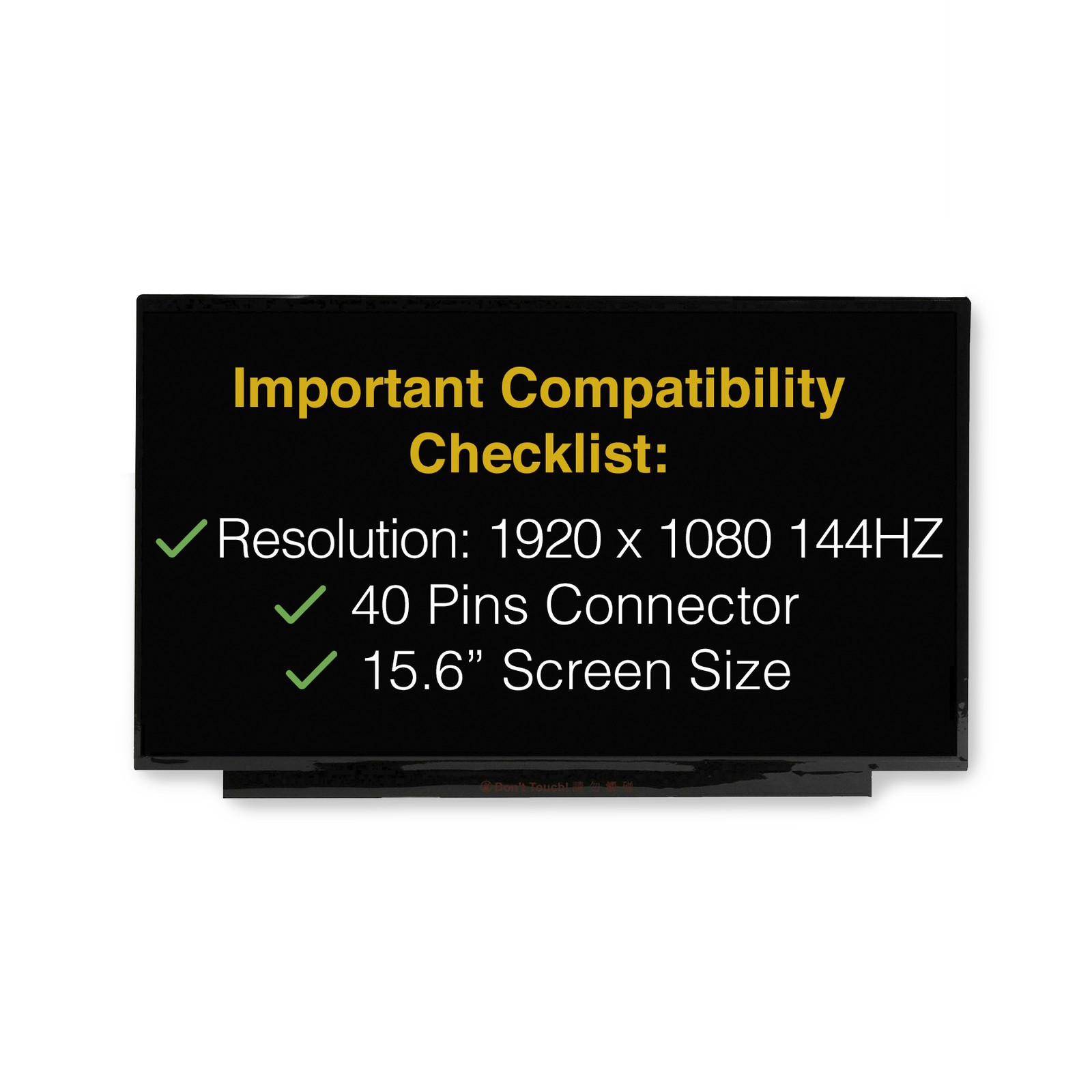 Sager NP7860P-S 40 Pins Screen Replacement LCD LED Display With Tools