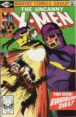 Uncanny X-Men #142 Marvel 1981 Days of Future Past John Byrne Direct Edition