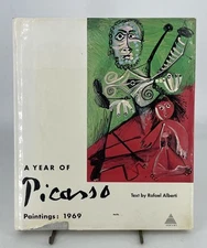 A Year of Picasso, Paintings by Rafael Alberti - Hardcover Book 1969