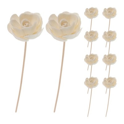 10 Pcs Aromatherapy Essential Oil Diffuser Stick Oils Flowers Fragrance Sticks