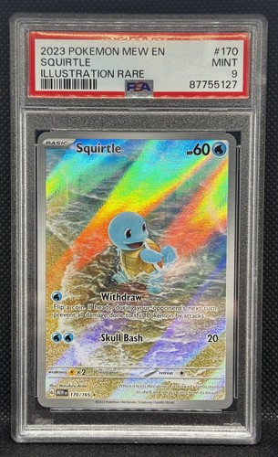 Squirtle graded PSA 9 for sale on eBay