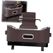 2025 New Back Seat Car Organizer, Multifunctional Seat Back Storage Box, Brown