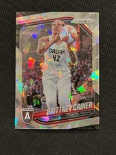 BRITTNEY GRINER 2025 Panini Prizm WNBA SILVER CRACKED ICE HOLO Atlanta Dream #46